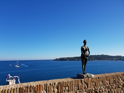 Blick vom Balkon des Musée Picasso Antibes 